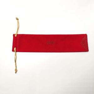 Sacchetto di penna con coulisse in velluto 2025 con custodia a penna singola custodia a forma di matita per proteggere il regalo - Product Image 2