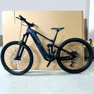 29er Mountain Bike EM10 Carbon Fiber Full Suspension M560 Central Motor 48V 500W 12 <b>Speed</b> Lithium Battery - Product Image 1