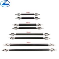 2 teile/satz Universal Racing Front stoßstange Lip Splitter Rod Strut Tie Bar Support Kit Stoßstangen 75mm/100mm/150mm/200mm
