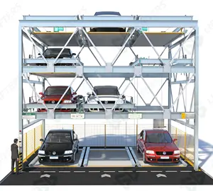 Rompecabezas Sistema de estacionamiento impulsado por motor de coche rompecabezas elevador de estacionamiento de coche 2000kg equipo de estacionamiento al aire libre almacenamiento de coche elevador automático