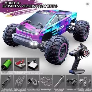 รถบังคับวิทยุ C8821 ขับเคลื่อน 4 ล้อ สำหรับวิ่งออฟโรด 2.4G พร้อมรีโมทคอนโทรล แบบมีแปรงถ่าน/ไม่มีแปรงถ่าน รุ่นปีนป่าย พร้อมไฟ LED ของเล่นสำหรับเด็ก - Product Image 2