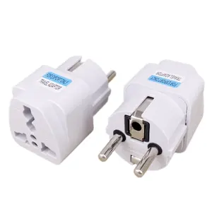 Adaptador de enchufe multifunción Universal AU <span class=keywords><strong>UK</strong></span> US a EU enchufe eléctrico tipo E/F Francia <span class=keywords><strong>España</strong></span> enchufe adaptador de viaje Salida de CA - Product Image 4