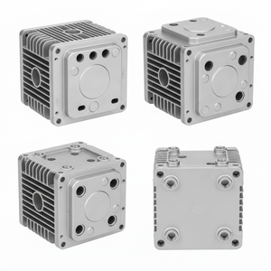 Carcasas de Inversor de Aleación de Aluminio A380 Fundidas a Presión Personalizadas de Vietnam para Control de Motores en Líneas de Producción Industriales Según Diseño - Product Image 3