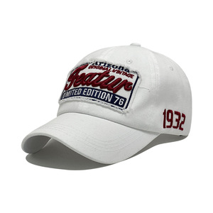 Cappello da Baseball Vintage con Patch Ricamate Effetto Invecchiato, in Cotone Lavato, Stile Casual Business, Edizione Limitata Arizona 1932 - Product Image 5