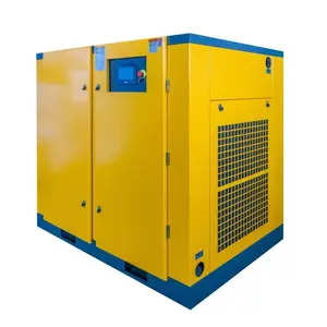 Elektrische Stille Olie Vrije Schroef Type 7.5kw 15kw 22kw 37kw 75kw Luchtcompressor 8bar 10bar 13bar Met Ce Voor Industriële