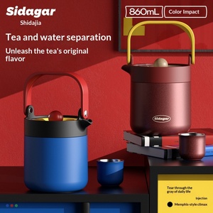 Termo Shidaji con Filtro Infusor de Té, Gran Capacidad, Acero Inoxidable 316L, Portátil, para Oficina, Hervidor de Agua Caliente - Product Image 3