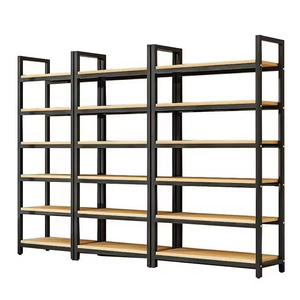 Scaffalatura Aperta Regolabile in Stile Industriale con Più Ripiani, Adatta per Soggiorni, Uffici, Spazi Commerciali - Product Image 2