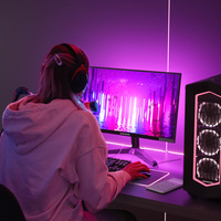 Tienda en línea Proveedor Logotipo personalizado Monitor de inmersión PC TV Retroiluminación Tira de luces LED inteligentes 100% Conectividad USB Cuerdas de luz