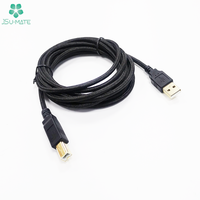 Personalizado Usb-A macho a B macho 2,0 Cable de carga de datos Usb B tipo Cable de impresora