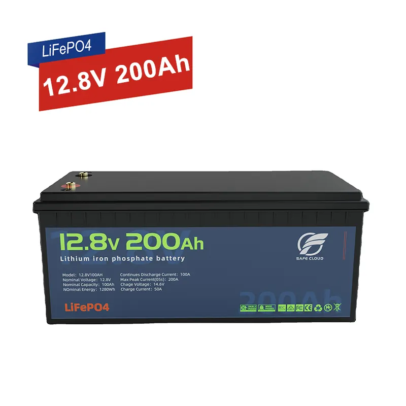 12V 140AhLiFePO4リン酸鉄リチウムディープサイクルバッテリー内蔵100ABMS4000サイクルRVマリンバックアップ電源に最適
