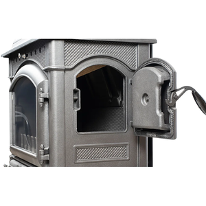 Poêle à <span class=keywords><strong>bois</strong></span> utilisable pour la <span class=keywords><strong>cuisson</strong></span>. Cheminée en fonte. - Product Image 4