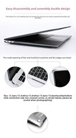 [ pour Macbook Pro 13 ] Étui transparent pour ordinateur portable en cristal pour Apple Macbook Pro 15 13,6 pouces M4