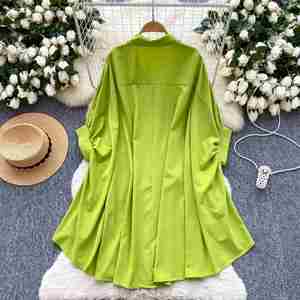 Blusas Casuales de Manga Larga para Mujer, Camisas con Mangas Murciélago y Diamantes, Tops Casuales para Mujer, Ropa al por Mayor - Product Image 4