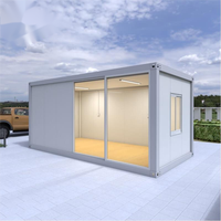 Maison mobile préfabriquée populaire Maison de remorque de bureau en conteneur à deux étages Cabane de jungle Pack plat Maison pliante en conteneur Casa