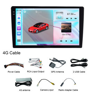 Qualcomm Snapdragon 9 дюймов IPS экран <span class=keywords><strong>2</strong></span> Din Автомобильный DVD-плеер универсальный Android стерео Wi-Fi обратный FM-передатчик зеркальное соединение - Product Image 2