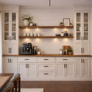 CBMMart Meuble de cuisine moderne en bois massif et acier inoxydable, personnalisé, style Amérique, Caraïbes, Bahamas, Jamaïque, en promotion - Product Image 3
