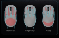 Souris de jeu sans fil légère Attack Shark X3/X3 MAX 26000dpi 650IPS Tri-mode 49g PixArt PAW3395