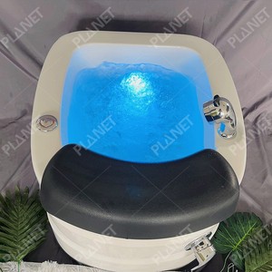 Bac à pédicure portable pour spa des pieds, sans plomberie, pour pédicure, baignoire à pieds en acrylique avec pompe à eau, lampe à ondes - Product Image 2