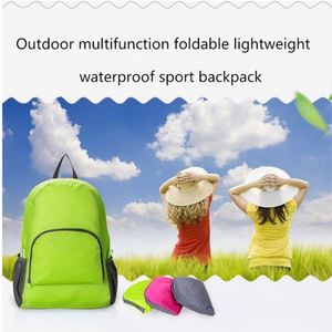 Mochila Plegable de Nailon Ligera, Informal, Deportiva, Impermeable, Económica, con Logotipo Personalizado, para Viajes, al por Mayor, en Pequeñas Cantidades - Product Image 2