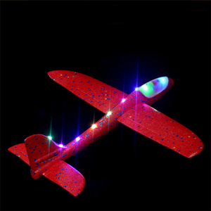 All'ingrosso ha condotto i giocattoli leggeri dell'aeroplano luminoso lampeggiante dell'aliante aereo che lancia l'aereo della schiuma può volare di notte per i bambini come il migliore regalo - Product Image 2