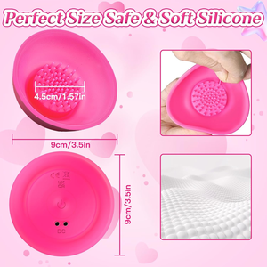 Masajeador de Pezones de Silicona con Control Remoto, Vibrador de Succión con 10 Modos de Vibración para Juguetes Sexuales - Product Image 6