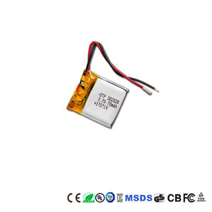 แบตเตอรี่ลิโพขนาดเล็ก 90mAh 302020 3.7v สำหรับนาฬิกาอัจฉริยะ แบตเตอรี่ลิโพ 3.7v 90mah ขายส่ง - Product Image 5