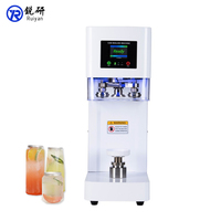 Machine de scellage automatique de canettes non rotative à chaud pour les cafés et les salons de thé, avec couvercle en aluminium