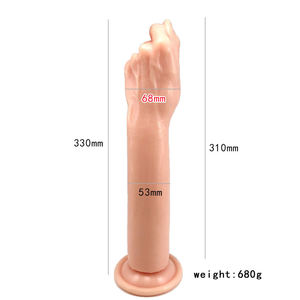 Produits sexuels pour adultes : Massage de la prostate, simulation de masturbation, poing en silicone avec ventouse - Product Image 3