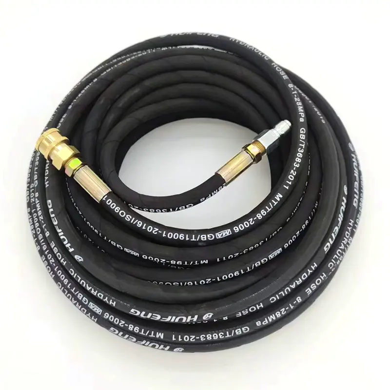 No kinks 3/8 100 feet 50 feet 4000psi Car wash hose high pressure washer hose