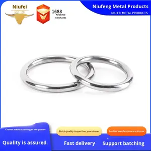 Nahtloser Ring aus Edelstahl 304, O-Ring, massiver nahtloser Stahlring, Hängematten-Yoga-Verbindungsring, Stahlring - Product Image 2