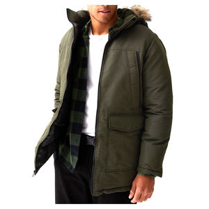 Chaqueta Parka de Invierno para Hombre, Lista para la Venta, con Capucha, Cálida, Cortavientos, Gruesa, Informal, Transpirable - Product Image 1