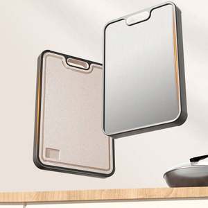 Tabla de Cortar de Titanio Puro de Alta Calidad con Doble Cara de Paja de Trigo PP, 26.5x38.3cm, 1.4cm de Grosor, Resistente a los Arañazos, Higiénica y Duradera - Product Image 2