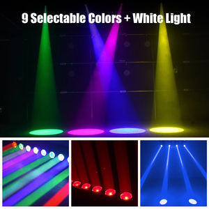 Luces de Escenario Directas de Fábrica, Cabeza Móvil LED de 160W, Tira LED RGBW, Efecto Beam, Gobo, Wash, DMX512, Luces para DJ, Bar, Discoteca, Fiesta - Product Image 3