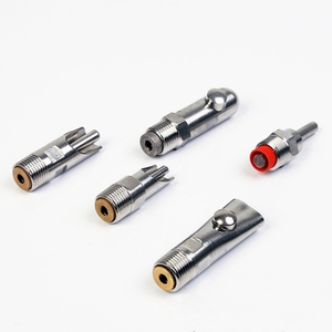 Thép không gỉ lợn nái vỗ béo lợn uống núm vú Trang trại lợn 304 thép không gỉ lợn uống đầu nắp đỏ - Product Image 3