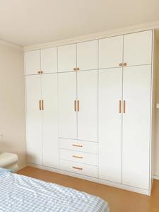 Armoire de chambre moderne avec coiffeuse et meuble de rangement, mobilier de chambre en bois pour hôtel - Product Image 2