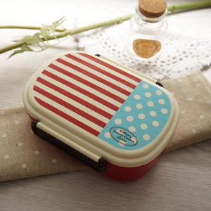 Bangduo Japanese Style Bento <b>Box</b> Single Layer Plastic Airtight <b>Microwaveable</b> <b>Lunch</b> <b>Box</b> Small Capacity With Divider - Product Image 1