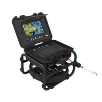 Caméra d'inspection de canalisations immergées, écran IPS 9 pouces 1080P, localisateur de 512HZ à nivellement automatique
