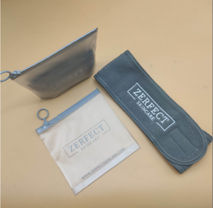 Sac en plastique personnalisé avec logo Sacs à poussière de poche à fermeture é<span class=keywords><strong>clair</strong></span> transparente givrée pour bijoux Petits sacs d'emballage pour pochette en PVC/EVA pour bijoux - Product Image 5