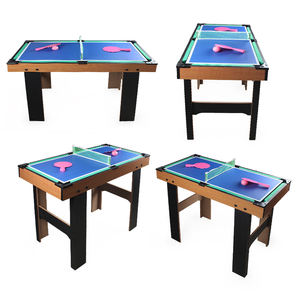 <span class=keywords><strong>Tavolo</strong></span> <span class=keywords><strong>da</strong></span> Calcio Balilla in Legno 4 in 1 per Interni: Calcio Balilla, Air <span class=keywords><strong>Hockey</strong></span>, Tennis e Biliardo - Product Image 3