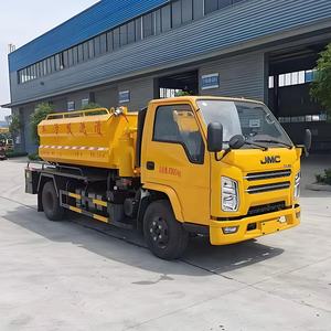 <span class=keywords><strong>JMC</strong></span> Camion d'aspiration des eaux usées sous vide de 6000 litres Camion-citerne de nettoyage par jets d'égout à haute pression avec bobine - Product Image 3