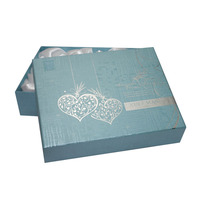 Boîte cadeau rigide de luxe avec logo personnalisé imprimé, emballage en carton avec doublure en satin pour emballage de cadeaux de mariage ou de la Saint-Valentin