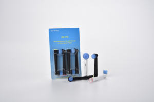 4 têtes de brosse à dents pour le soin des gencives sensibles <span class=keywords><strong>B</strong></span> Recharge de poils en nylon doux pour adultes Soins buccaux doux et doux - Product Image 4