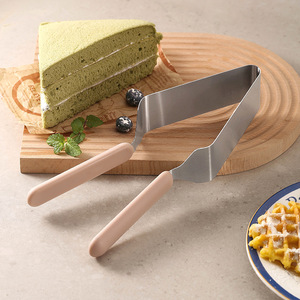 Pinces à gâteau ergonomiques légères et écologiques en acier inoxydable, antidérapantes, à double poignée, multi-usages pour la pâtisserie et les desserts - Product Image 4