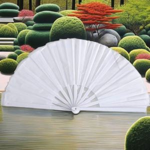Ventilateur pliant 13 pouces en plastique à bruit fort, 100% sublimation, vierge, classique, pour DIY personnalisé par presse à chaud, Nouvel An - Product Image 3
