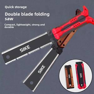 Sierra de mano de doble filo para carpintería, para cortar troncos de árboles, material de madera Hutchison, diseño plegable pequeño y portátil - Product Image 3