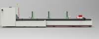 Machine de découpe laser à fibre CNC avec chargement automatique pour la découpe de tubes en acier et de tubes métalliques