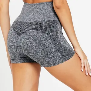 Celana Pendek Olahraga Kebugaran Yoga Tanpa Kelim Kustom untuk Celana Pendek Gym Tanpa Kelim