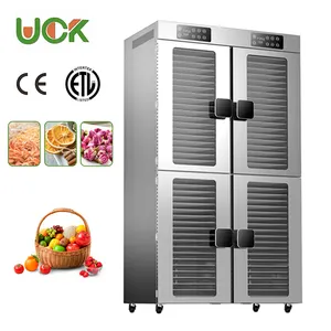 4 tủ riêng biệt dehydrator 80 lớp lưới kim loại tấm dehydrator thương mại thịt hải sản thực phẩm dehydrator