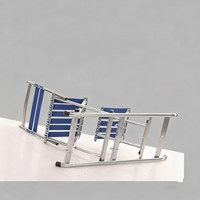 Luge pliable pour deux personnes en polyester, chariot à glace portable, écologique, pour divertissement familial en hiver en plein air