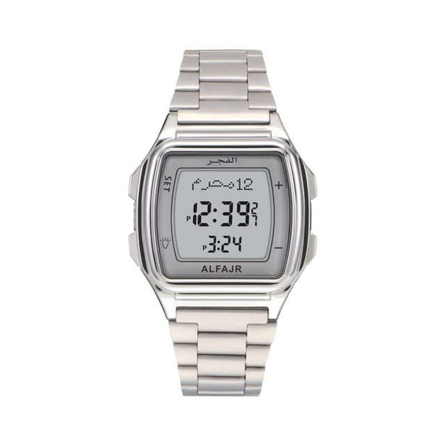 New Arrival WP-04 Al Fajr Islam Muslim Watch Azan Prayers Wrist Digital Watch Luxury Mens Watch